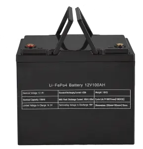 12V100Ah_QG01_Lead-Acid repalcement lithium battery